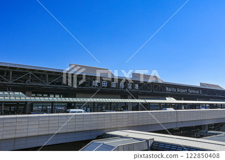 Narita International Airport Terminal 2 Blue Sky 122850408