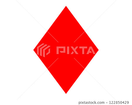 Diamond icon (playing card symbol) 122850429