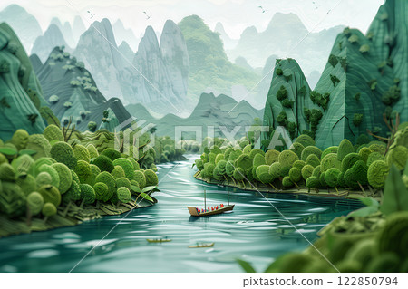 China, Guilin, Guilin Li River Cruise China, Guilin, Guilin Li River Cruise 122850794