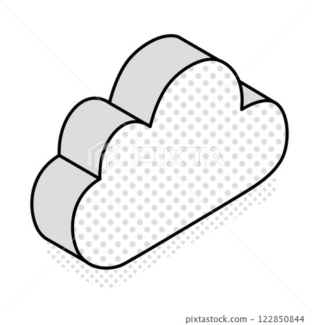 Isometric Cloud Icons | Cloud Storage and Data Management Isometric Cloud Icons | Cloud Storage and Data Management 122850844