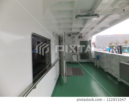 Ferry car deck door 122851047