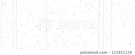 Scratched dusty old texture. Aged grain film overlay. Grainy grunge photo filter background. Black particles, fibers and flecks wallpaper. Vintage rough dirty dotted backdrop. Vector gritty design 122851129