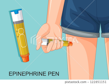 Epinephrine Pen for Emergency Use 122851151