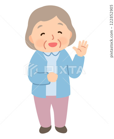 老年婦女面部姿勢高級老人已故老人 老年婦女面部姿勢高級老人已故老人 122852905