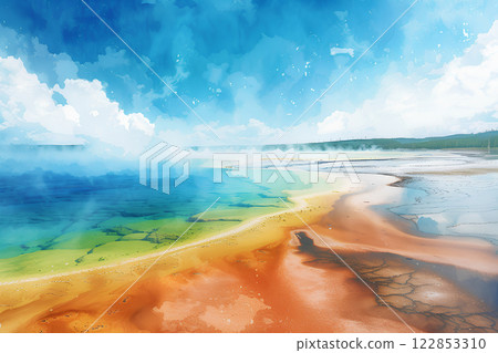 Midway Geyser Basin, Yellowstone National Park 122853310