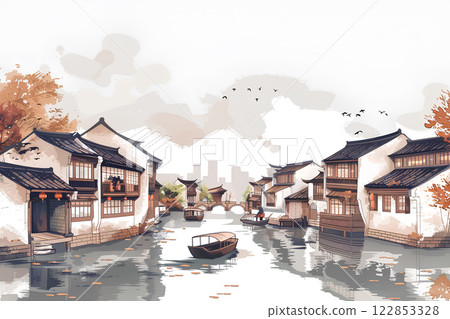 世界遺產中國大運河:水路環繞的雅緻水鄉 世界遺產中國大運河:水路環繞的雅緻水鄉 122853328