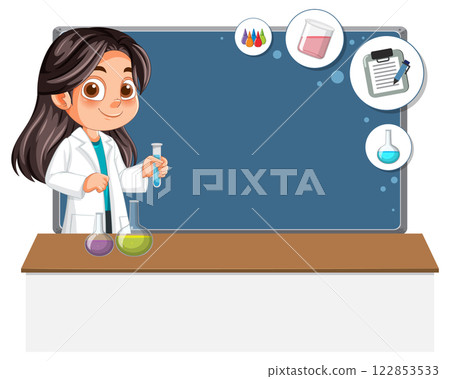 Young Scientist in a Laboratory Young Scientist in a Laboratory 122853533