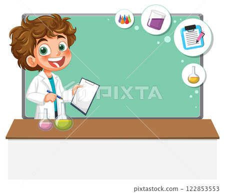 Young Scientist in Classroom Experiment Young Scientist in Classroom Experiment 122853553
