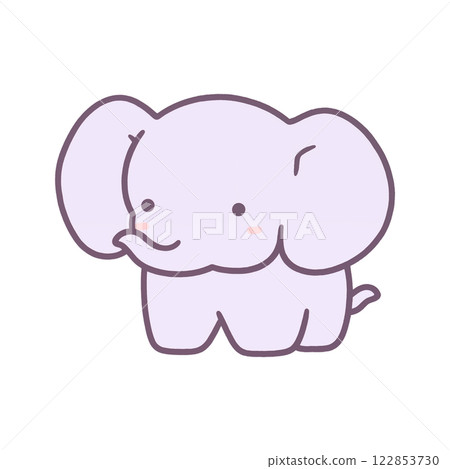 可愛的大像圖 122853730