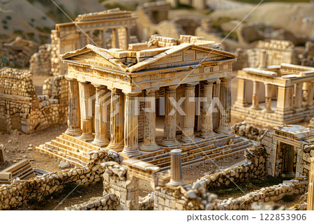 World Heritage Site: Dougga Ruins in Africa (3D) 122853906