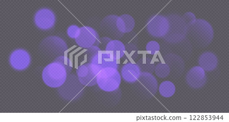 Purple bokeh, blurred background with sparkling lights, blurry glitter effect. Purple bokeh, blurred background with sparkling lights, blurry glitter effect. 122853944