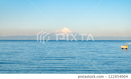 從渚站和渚博物館(立山)的觀景台看到的富士山 從渚站和渚博物館(立山)的觀景台看到的富士山 122854004