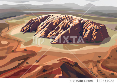 World Heritage Site: Australia Ayers Rock World Heritage Site: Australia Ayers Rock 122854028