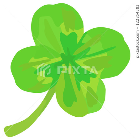 Four-leaf clover illustration vector material 122854383