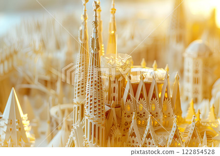 World Heritage Site: Spain's Sagrada Familia (Paper Craft) 122854528