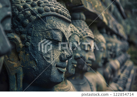 World Heritage Ajanta Caves (3D) 122854714