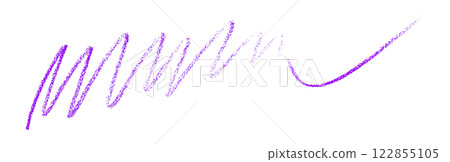 purple pencil strokes isolated on transparent background 122855105