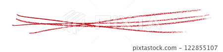red pencil strokes isolated on transparent background red pencil strokes isolated on transparent background 122855107