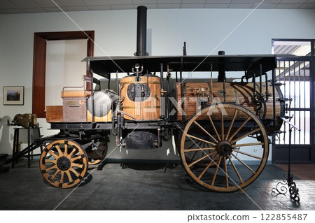 Medieval chariot, Valencia, Spain 122855487