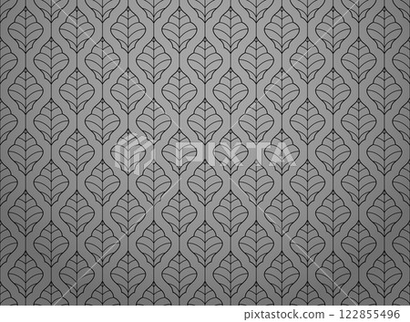 Abstract geometric pattern. A seamless vector background. Gray and black ornament. Graphic modern pattern. Simple lattice graphic design 122855496