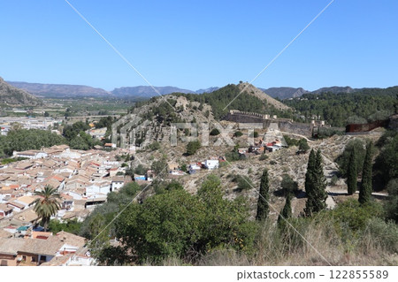 The town of Xativa, Spain The town of Xativa, Spain 122855589
