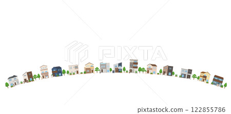 Residential area background material housing Residential area background material housing 122855786