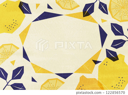 粗略繪製的檸檬插圖框架_2 122856570