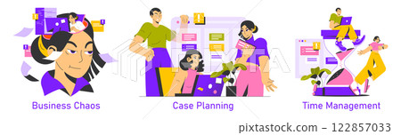 Discover visuals that encapsulate business classes, case planning, and effective time management practices Discover visuals that encapsulate business classes, case planning, and effective time management practices 122857033