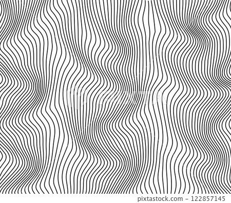 Abstract background with wavy lines. Black and white vector pattern.. Abstract background with wavy lines. Black and white vector pattern.. 122857145