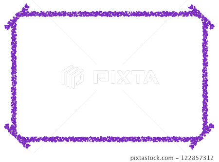 Hand-drawn crayon material background frame Hand-drawn crayon material background frame 122857312
