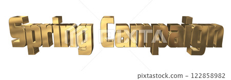 3DCG characters "Spring Campaign" Gold 122858982