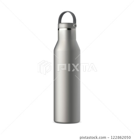 Stainless steel thermo bottle. Travel water thermos 122862050