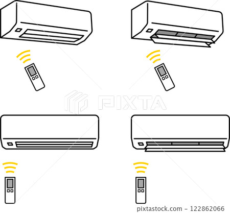 空調、冷氣機、防中暑插圖集 122862066