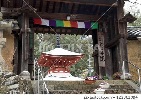 Jison-in Temple (mountain gate, pagoda) [Kudoyama Town, Wakayama Prefecture] 122862094