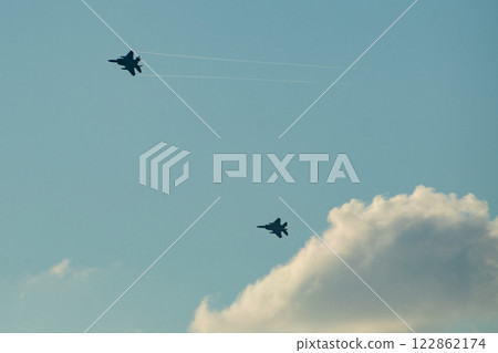 F15J flying in the sky 122862174