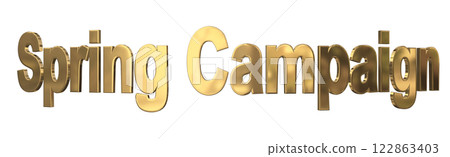 3DCG characters "Spring Campaign" Gold 122863403