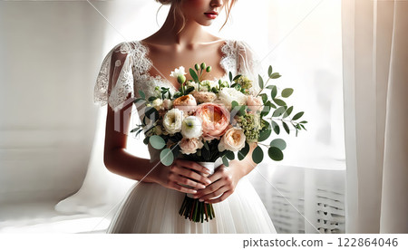 花束和新娘 122864046