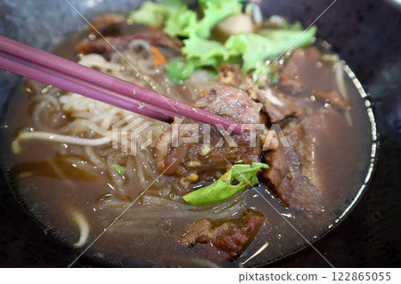 beef noodles or noodle, Chinese noodle 122865055