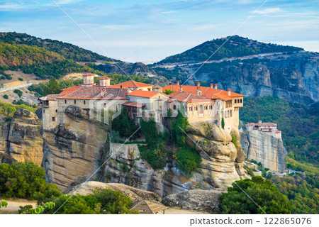 Varlaam monastery in Meteora, Greece Varlaam monastery in Meteora, Greece 122865076