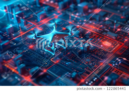 Cutting Edge Drone with Advanced and GPS Technology for Modern Aerial Capabilities 122865441