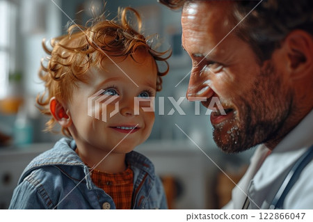 patient receiving chemotherapy treatment in a specialized oncology unit 122866047