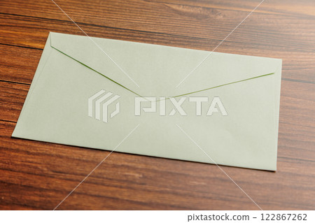 Envelope on the desk Envelope on the desk 122867262