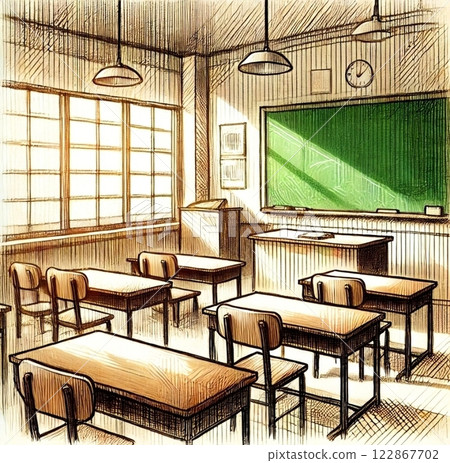 Classroom scenery Classroom scenery 122867702