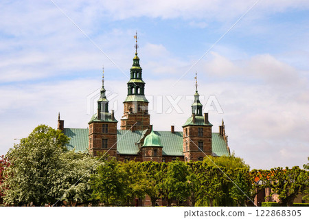 Rosenborg Palace in Copenhagen, Denmark. Castle of the Danish monarchs. Rosenborg Palace in Copenhagen, Denmark. Castle of the Danish monarchs. 122868305