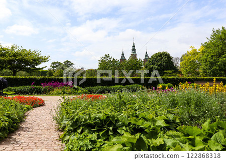 Rosenborg Palace in Copenhagen, Denmark. Castle of the Danish monarchs. Rosenborg Palace in Copenhagen, Denmark. Castle of the Danish monarchs. 122868318