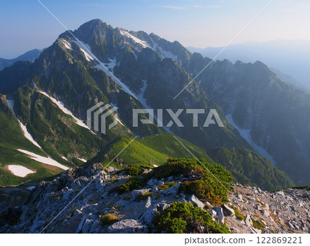 從立山山脈的別津山欣賞劍山的夏日美景 122869221