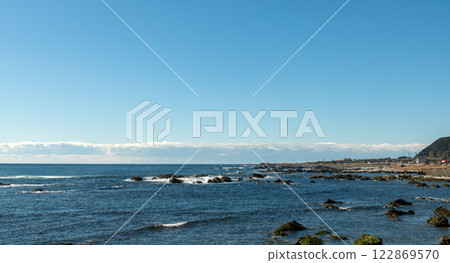 Senda Coast as seen from Chikura Roadside Station (Sea Breeze Kingdom) in Minamiboso 122869570