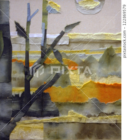 「花」-1 風景拼貼畫 122869579