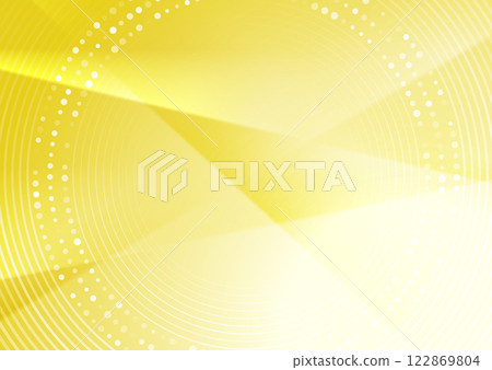 Bright yellow hi-tech geometric abstract background with radial dotted lines Bright yellow hi-tech geometric abstract background with radial dotted lines 122869804