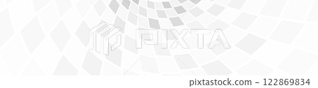 Minimal grey white squares abstract tech round background 122869834